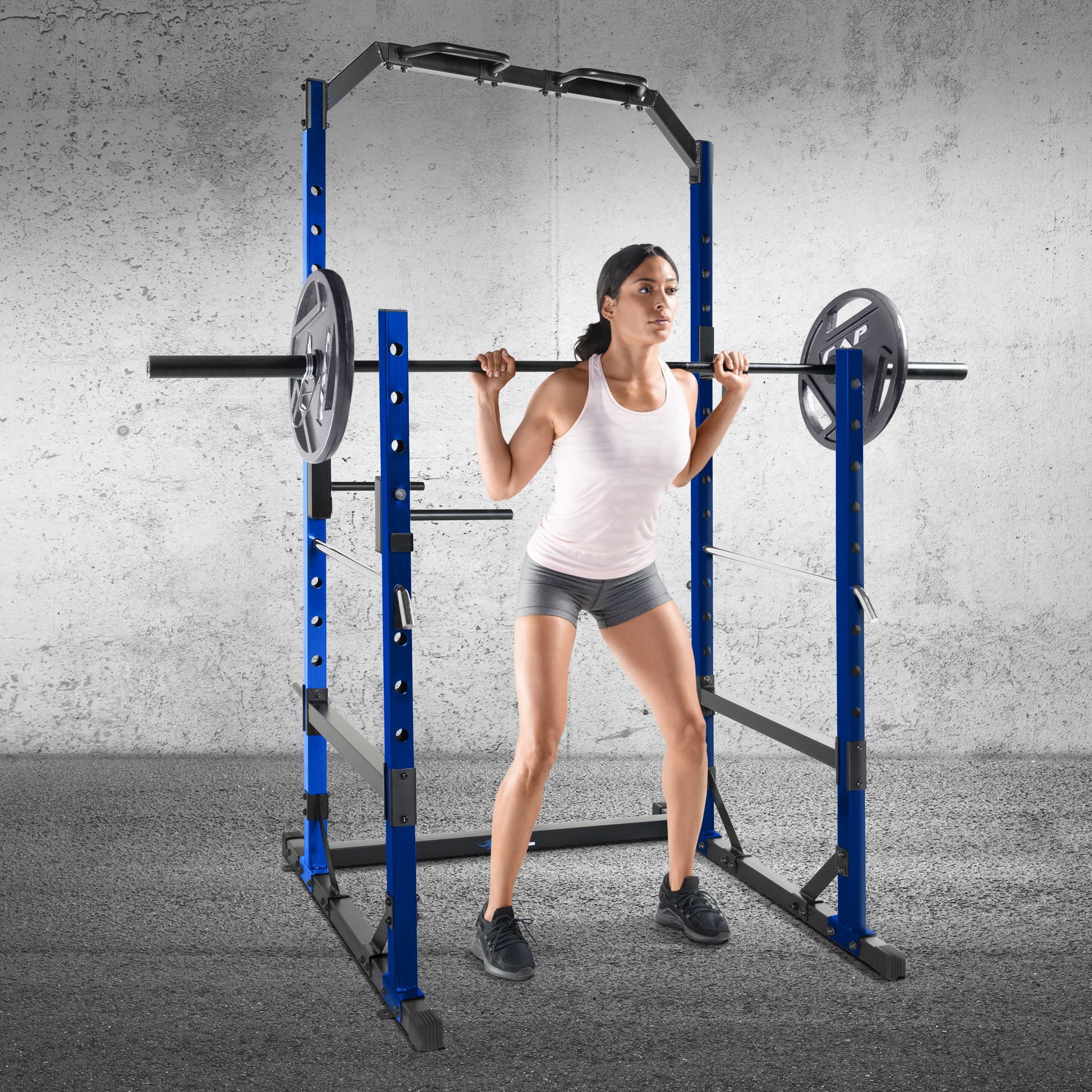 Multi Use Power Rack Half Cage
