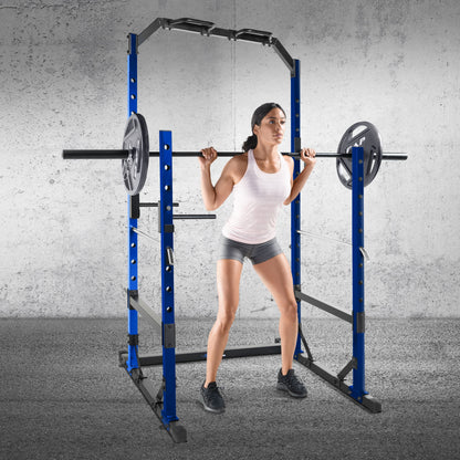 Multi Use Power Rack Half Cage
