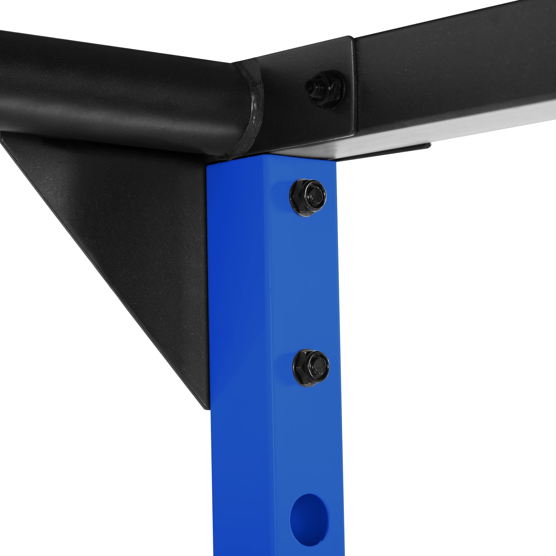 6-Foot Adjustable Full Cage Power Rack, Blue