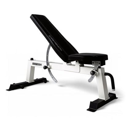 CAP Barbell Deluxe Utility Weight Bench, Red (FM-CS804DX-RD)