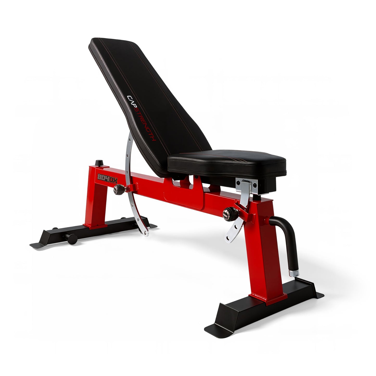 CAP Barbell Deluxe Utility Weight Bench, Red (FM-CS804DX-RD)
