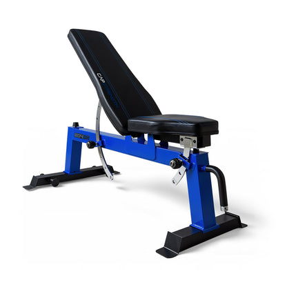 CAP Barbell Deluxe Utility Weight Bench, Red (FM-CS804DX-RD)