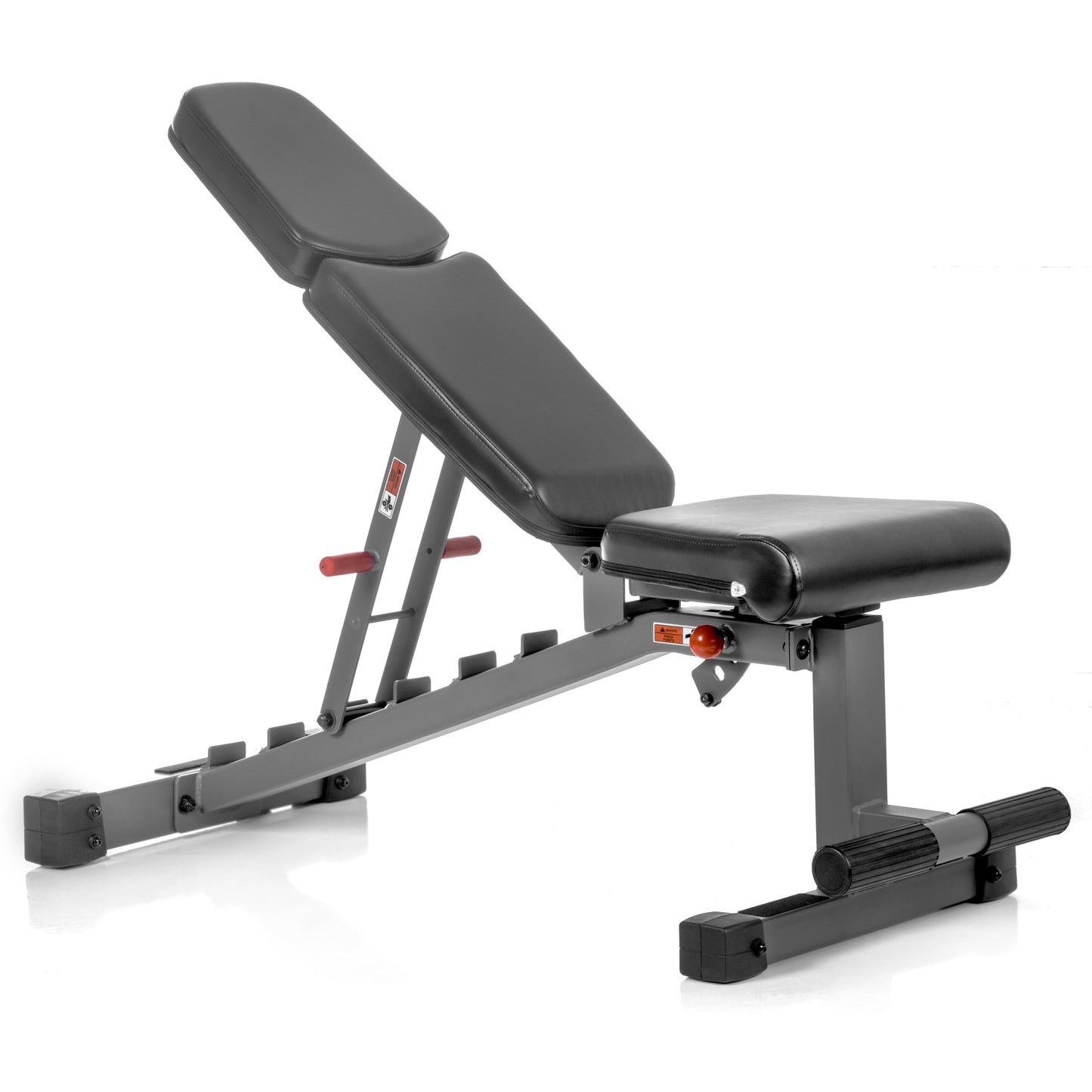 5-50 lb Hex Dumbbell Set with Rack and Weight Bench