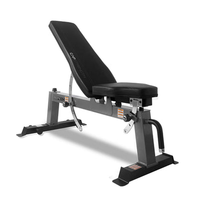 CAP Barbell Deluxe Utility Weight Bench, Red (FM-CS804DX-RD)