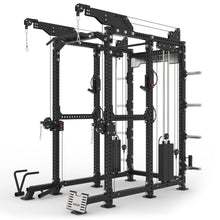 Commercial Power Rack Cable Machine, 440 lbs Total Stack Weight