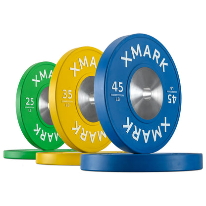 Premium Competition Bumper Plates (LB), Pairs and Sets