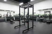 Commercial Squat Rack w/ Safety Bars, J-Hooks & Weight Storage (New)