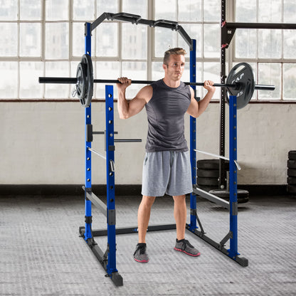Multi Use Power Rack Half Cage