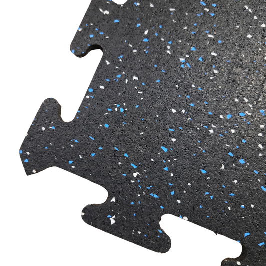 NEW Hammer Clad 1/2" Premium Rubber Floor Tiles and Interlocking Gym Tile Flooring