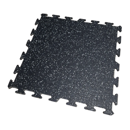 NEW Hammer Clad 1/2" Premium Rubber Floor Tiles and Interlocking Gym Tile Flooring