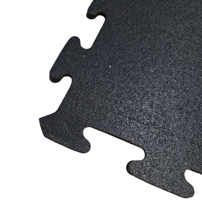 NEW Hammer Clad 18mm (3/4" Nominal) Premium Rubber Floor Tiles and Gym Tile Flooring Interlock