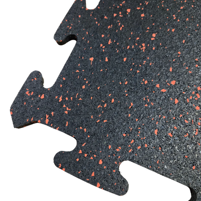 NEW Hammer Clad 18mm (3/4" Nominal) Premium Rubber Floor Tiles and Gym Tile Flooring Interlock