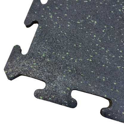 NEW Hammer Clad 1/2" Premium Rubber Floor Tiles and Interlocking Gym Tile Flooring
