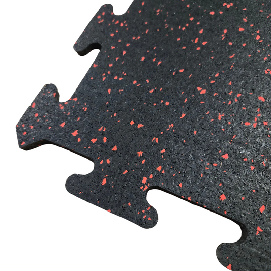 NEW Hammer Clad 3/8" Premium Rubber Floor Tiles and Interlocking Gym Tile Flooring