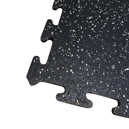 NEW Hammer Clad 3/8" Premium Rubber Floor Tiles and Interlocking Gym Tile Flooring