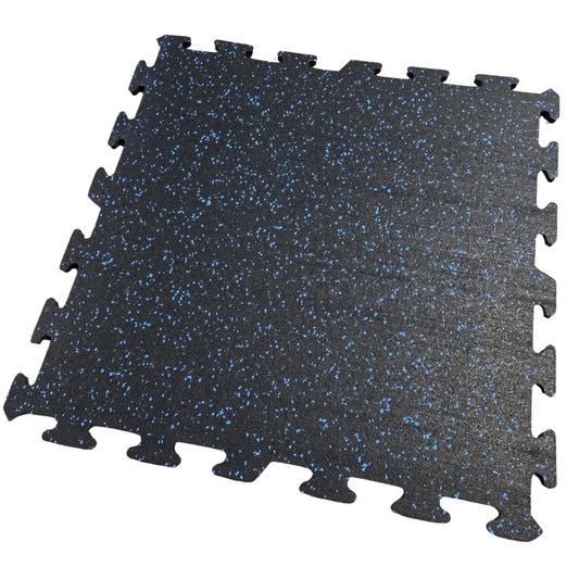NEW Hammer Clad 8mm Premium Rubber Floor Tiles and Interlocking Gym Tile Flooring