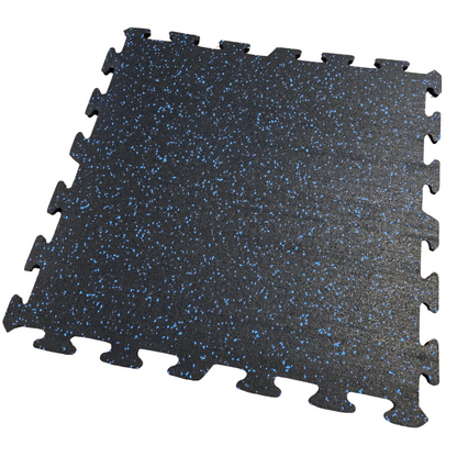NEW Hammer Clad 1/4" Premium Rubber Floor Tiles and Interlocking Gym Tile Flooring