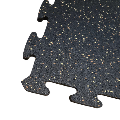 NEW Hammer Clad 1/4" Premium Rubber Floor Tiles and Interlocking Gym Tile Flooring