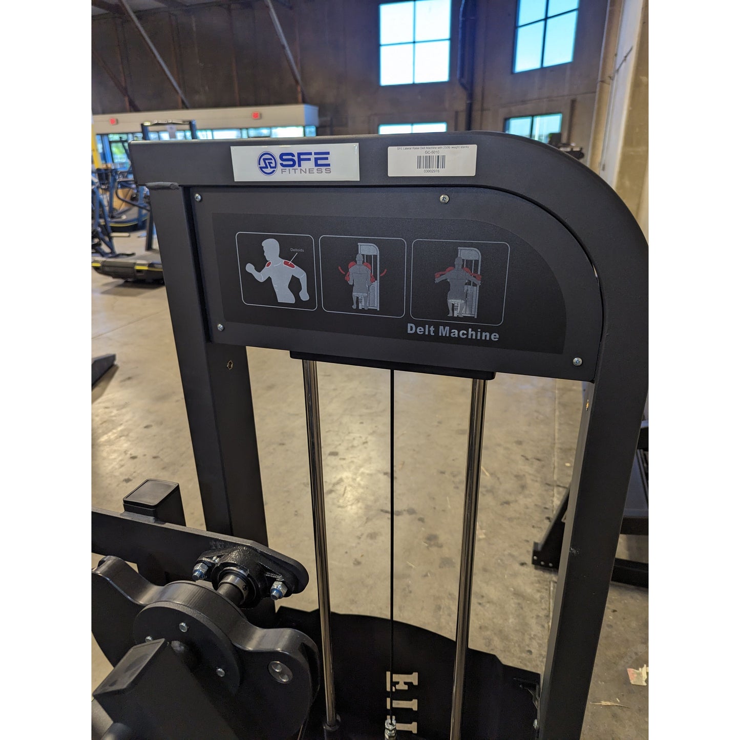Selectorized Lateral Raise Delt Machine w/ 250lb weight stacks (New)