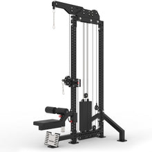 Commercial Lat Pulldown and Low Row Single Stack Functional Trainer