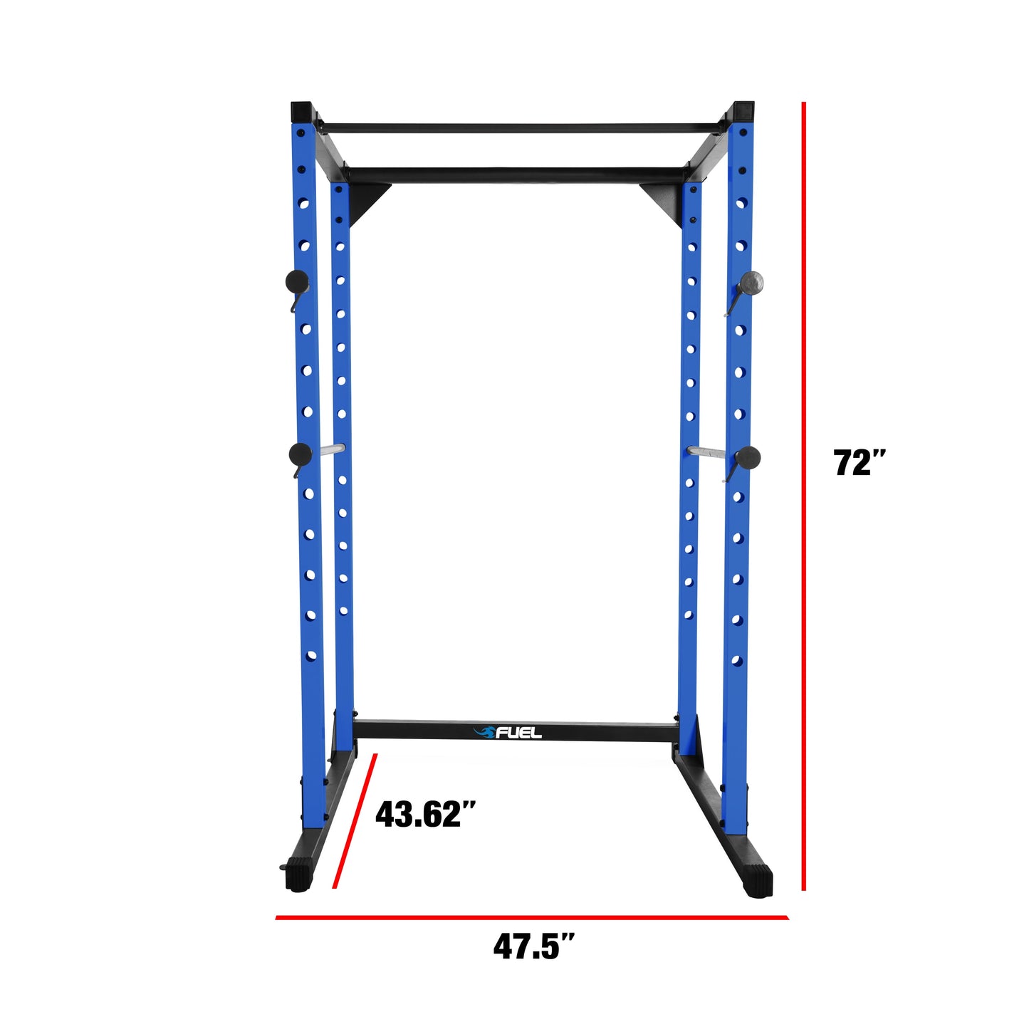 6-Foot Adjustable Full Cage Power Rack, Blue