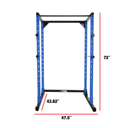 6-Foot Adjustable Full Cage Power Rack, Blue